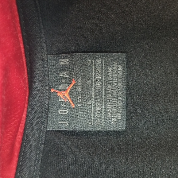 Air Jordan Kids Full Zip Track Jacket Black Red Gray size 6 - Picture 6 of 8